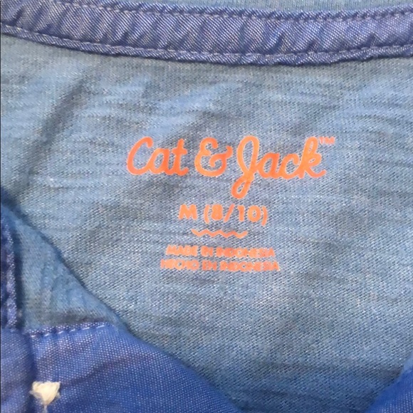 Cat and jack boys shirt size 8/10 - Picture 3 of 3